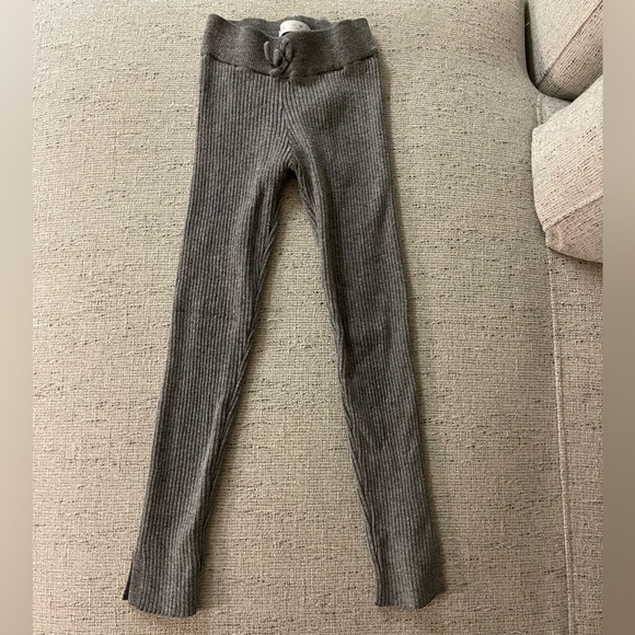 Zara Girls 🩶🩶 Grey Knit Leggings - Size 10 - Picture 3 of 6